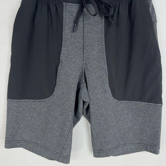Lululemon Shorts Mens Small Gray Black City Commute Athletic Active Performance - Picture 3 of 13